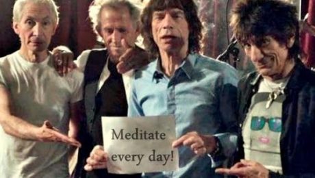 meditation recommended by the Rolling Stones